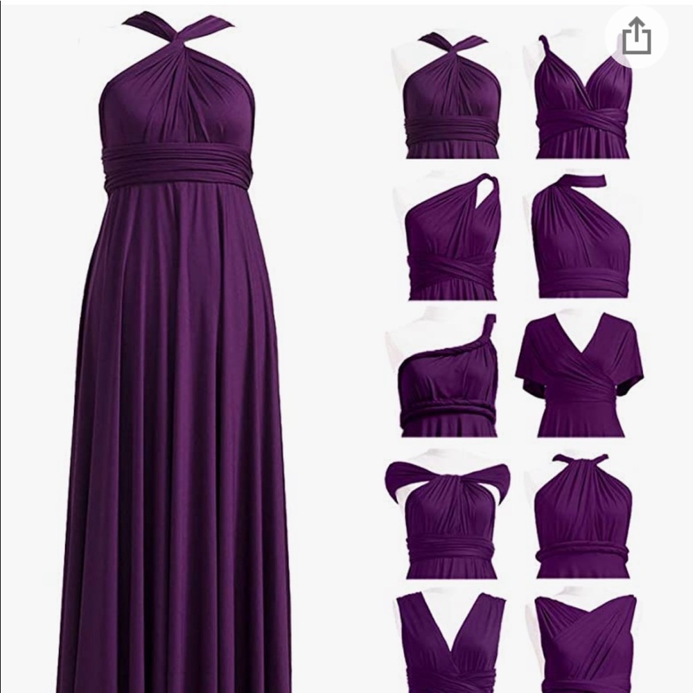 Dark Purple-Any Occasion LIKE NEW-Infinity Dress